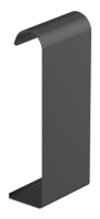 Соединитель к лицевой планке STAL2, 125/80 мм, цвет Графит, Galeco